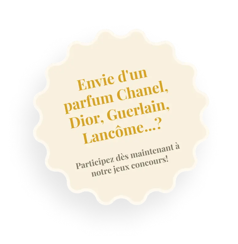 Envie d'un parfum Chanel, Dior, Guerlain, Lancôme...? Participez dès maintenant à notre jeux concours!